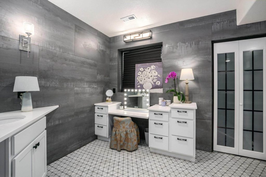 a modern bathroom